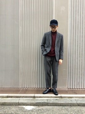 「UR」｜リョータさん（メンズ・175cm）の冬コーディネート