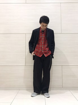 「UR」｜リョータさん（メンズ・175cm）の冬コーディネート