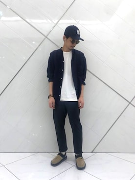 「Velva Sheen（ベルバシーン）のアイテム」を使った、リョータさん（メンズ・175cm）の春コーディネート