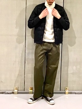 「URBAN RESEARCH（アーバンリサーチ）のアイテム（ダウンジャケット/コート）」を使った、リョータさん（メンズ・175cm）の冬コーディネート