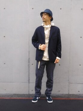 「URBANRESEARCH」｜「アイテム（マウンテンパーカー）」を使った、リョータさん（メンズ・175cm）の春コーディネート