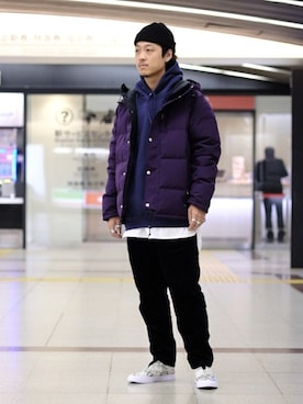 「JOURNAL STANDARD（ジャーナルスタンダード）のアイテム（ダウンジャケット/コート）」を使った、LASKA officialさん（メンズ・183cm）の秋コーディネート