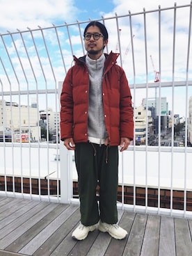 「JOURNAL STANDARD（ジャーナルスタンダード）のアイテム（ブルゾン）」を使った、LASKA officialさん（メンズ・183cm）の秋コーディネート