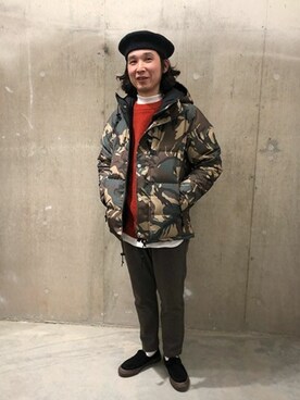「JOURNAL STANDARD（ジャーナルスタンダード）のアイテム（ダウンジャケット/コート）」を使った、LASKA officialさん（メンズ・183cm）の秋コーディネート