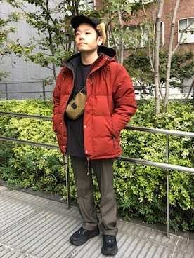 「JOURNAL STANDARD（ジャーナルスタンダード）のアイテム（ダウンジャケット/コート）」を使った、LASKA officialさん（メンズ・183cm）の秋コーディネート