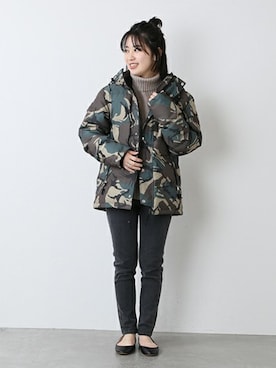 「JOURNAL STANDARD（ジャーナルスタンダード）のアイテム（ダウンジャケット/コート）」を使った、LASKA officialさん（メンズ・183cm）の秋コーディネート