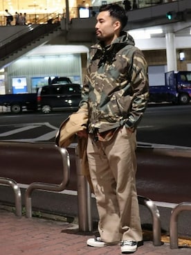 LASKA officialさん（メンズ・183cm）の冬コーディネート