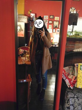 「stradivarius（ストラディバリウス）のアイテム（その他アウター）」を使った、chiaki_kazukiさん（レディース・161cm）の冬コーディネート