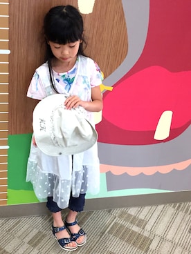 hitomiさん（キッズ・120cm）の夏コーディネート
