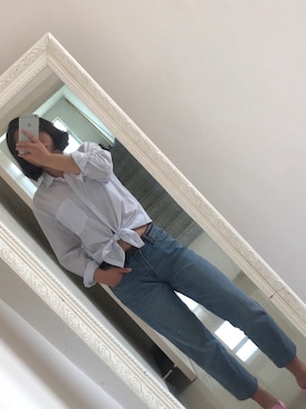 「H&M（エイチ・アンド・エム）のアイテム（アンダーウェア）」を使った、漏漏さん（レディース・166cm）の春コーディネート