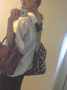 「CRY.（クライ）のアイテム（トップス）」を使った、REI  RABITさん（レディース・160cm）の秋コーディネート