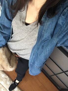 Tanaka Yumiさん（レディース・152cm）の春コーディネート