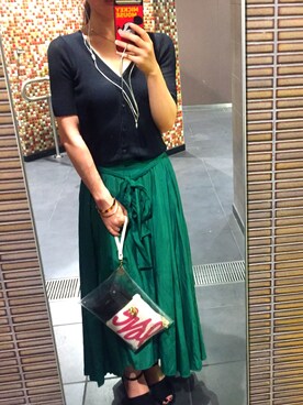 Tanaka Yumiさん（レディース・152cm）の夏コーディネート