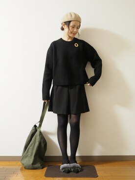 「UNTITLED（アンタイトル）のアイテム（アクセサリー）」を使った、ｐａｎａさん（レディース・162cm）の冬コーディネート