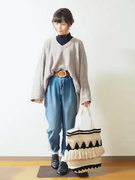 ｐａｎａさん（レディース・162cm）の冬コーディネート