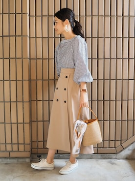 「chapter world（チャプターワールド）のアイテム（アクセサリー）」を使った、ｐａｎａさん（レディース・162cm）の春コーディネート