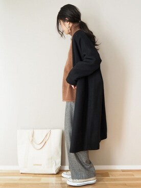 「RAWROW（ロウロウ）のアイテム」を使った、ｐａｎａさん（レディース・162cm）の冬コーディネート