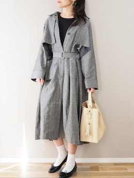 「KBF（ケイビーエフ）のアイテム（ジャケット/アウター）」を使った、ｐａｎａさん（レディース・162cm）の冬コーディネート