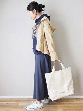 「RAWROW（ロウロウ）のアイテム」を使った、ｐａｎａさん（レディース・162cm）の春コーディネート