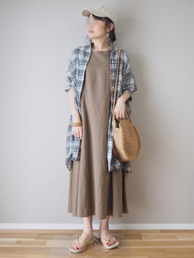 「サニーレーベル」｜「アイテム（ビーチサンダル）」を使った、ｐａｎａさん（レディース・162cm）の夏コーディネート