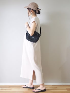 「fitflop（フィットフロップ）の【fitflop/フィットフロップ】IQUSHION ERGONOMIC FLIP-FLOP/アイクッション/ビーチサンダル（サンダル）」を使った、ｐａｎａさん（レディース・162cm）の夏コーディネート