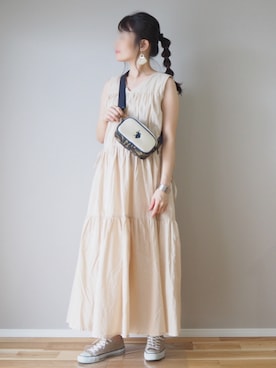 「Color（カラー）のアイテム」を使った、ｐａｎａさん（レディース・162cm）の夏コーディネート