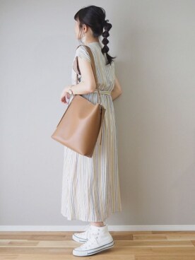 「アントマリーズ」｜「アイテム（シャツワンピース）」を使った、ｐａｎａさん（レディース・162cm）の夏コーディネート