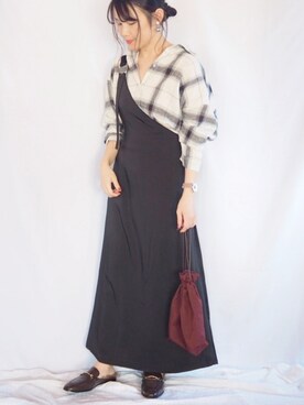 「リップスター」｜「アイテム（腕時計）」を使った、ｐａｎａさん（レディース・162cm）の秋コーディネート