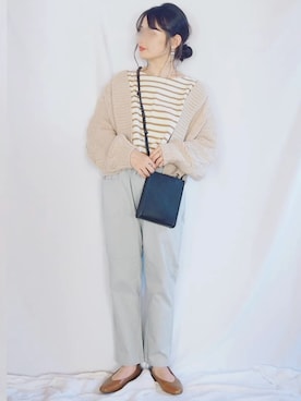 「SHIPS Days（シップスデイズ）のアイテム」を使った、ｐａｎａさん（レディース・162cm）の秋コーディネート