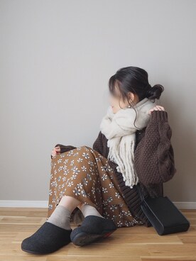 「JUNOAH」｜「アイテム（その他シューズ）」を使った、ｐａｎａさん（レディース・162cm）の冬コーディネート