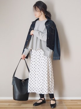 「アントマリーズ」｜「アイテム（バレエシューズ）」を使った、ｐａｎａさん（レディース・162cm）の冬コーディネート