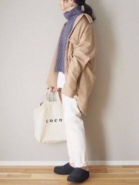 「JUNOAH」｜「アイテム（その他シューズ）」を使った、ｐａｎａさん（レディース・162cm）の冬コーディネート