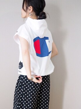 「にゃー」｜「アイテム（アクセサリー）」を使った、ｐａｎａさん（レディース・162cm）の春コーディネート