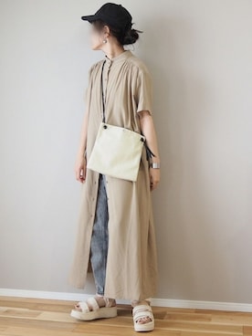「STYLE DELI（スタイルデリ）のアイテム（アクセサリー）」を使った、ｐａｎａさん（レディース・162cm）の春コーディネート