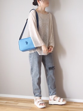 「La-gemme」｜「アイテム（パンツ）」を使った、ｐａｎａさん（レディース・162cm）の夏コーディネート