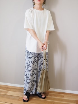 「Bou Jeloud」｜「アイテム（アクセサリー）」を使った、ｐａｎａさん（レディース・162cm）の夏コーディネート