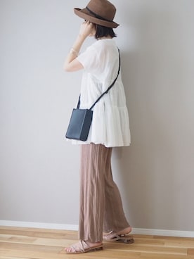 「vivianコーデ」｜ｐａｎａさん（レディース・162cm）の夏コーディネート