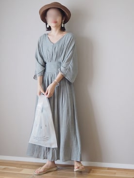「FIKA.」｜ｐａｎａさん（レディース・162cm）の夏コーディネート