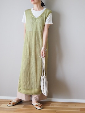 「Caravana by A.I.C（キャラバーナ　バイ　エーアイシー）のアイテム」を使った、ｐａｎａさん（レディース・162cm）の夏コーディネート