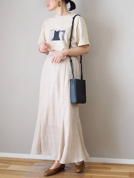 「アンブルネージュ」｜「アイテム（アクセサリー）」を使った、ｐａｎａさん（レディース・162cm）の夏コーディネート
