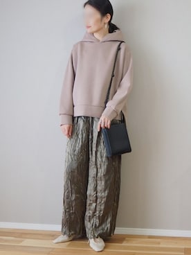 「アンブルネージュ」｜「アイテム（アクセサリー）」を使った、ｐａｎａさん（レディース・162cm）の秋コーディネート