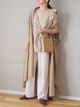 「MODE ROBE（モードローブ）のアイテム（アクセサリー）」を使った、ｐａｎａさん（レディース・162cm）の秋コーディネート