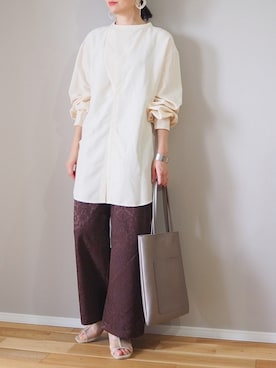 「STYLE DELI（スタイルデリ）のアイテム（アクセサリー）」を使った、ｐａｎａさん（レディース・162cm）の秋コーディネート