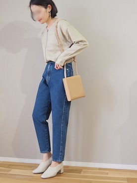 「something_jean」｜「アイテム（ブルゾン）」を使った、ｐａｎａさん（レディース・162cm）の秋コーディネート