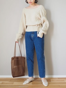 「La-gemme」｜「アイテム（パンツ）」を使った、ｐａｎａさん（レディース・162cm）の秋コーディネート