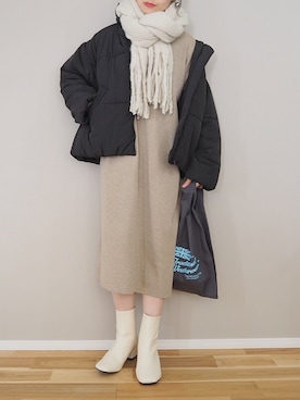 「Traditional Weatherwear（トラディショナルウェザーウェア）のMARCHE BAG MINI（トートバッグ）」を使った、ｐａｎａさん（レディース・162cm）の秋コーディネート