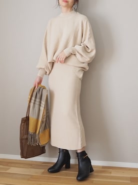 「La-gemme」｜「アイテム（ブーツ）」を使った、ｐａｎａさん（レディース・162cm）の秋コーディネート