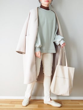 「crie conforto」｜「アイテム（ジャケット/アウター）」を使った、ｐａｎａさん（レディース・162cm）の冬コーディネート