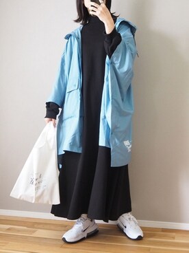 「アンブルネージュ」｜「アイテム（その他アウター）」を使った、ｐａｎａさん（レディース・162cm）の春コーディネート