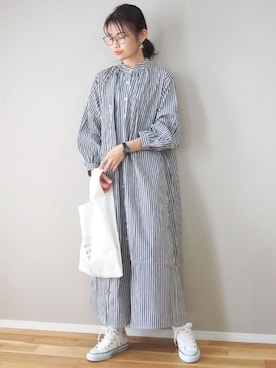 「La-gemme」｜「アイテム（腕時計）」を使った、ｐａｎａさん（レディース・162cm）の春コーディネート
